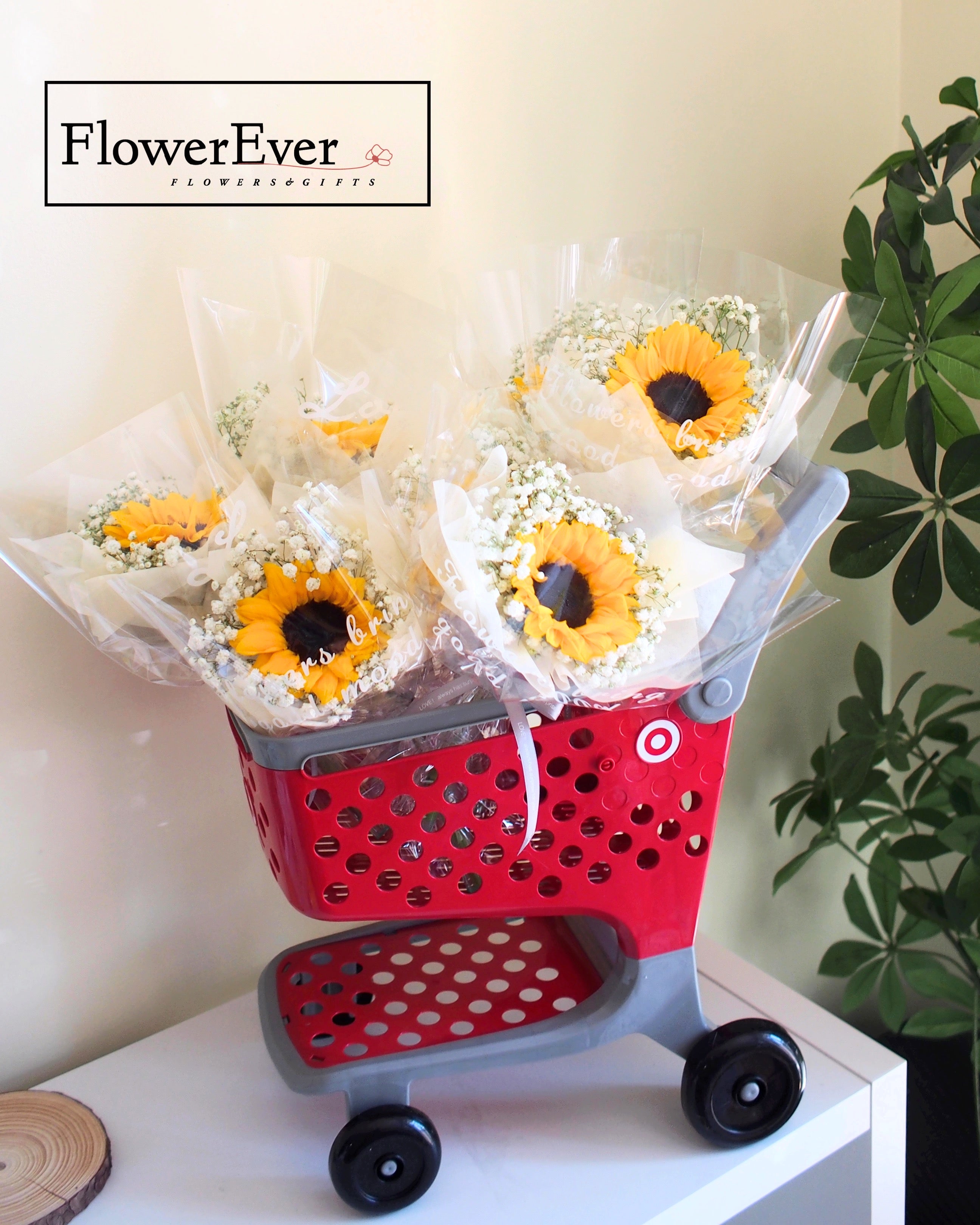 Singe Stem Sunflower Bouquet for Graduation|Bulk Discount Available