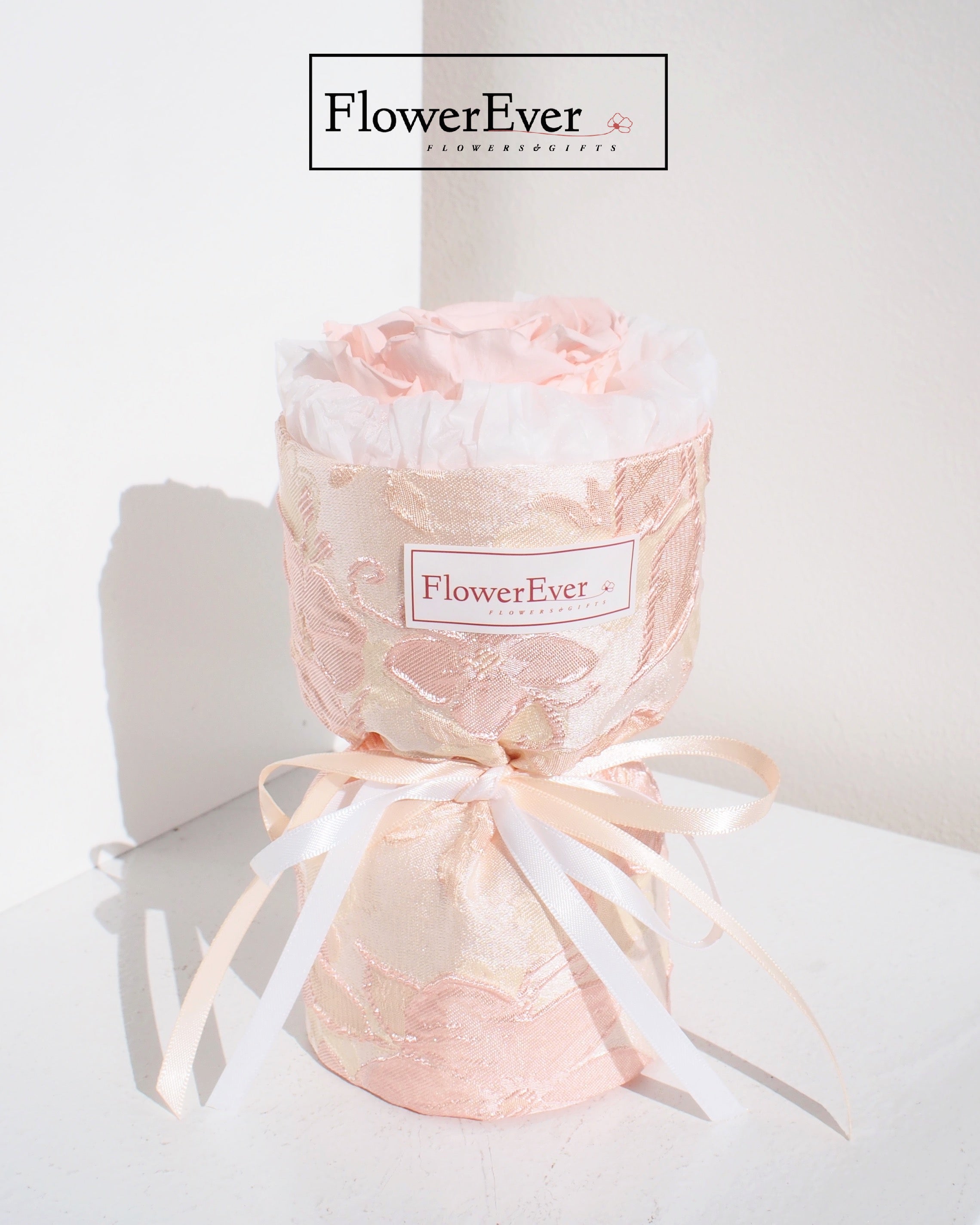 Preserved Real Rose Mini Pink Bouquet - Sweet & Lovely