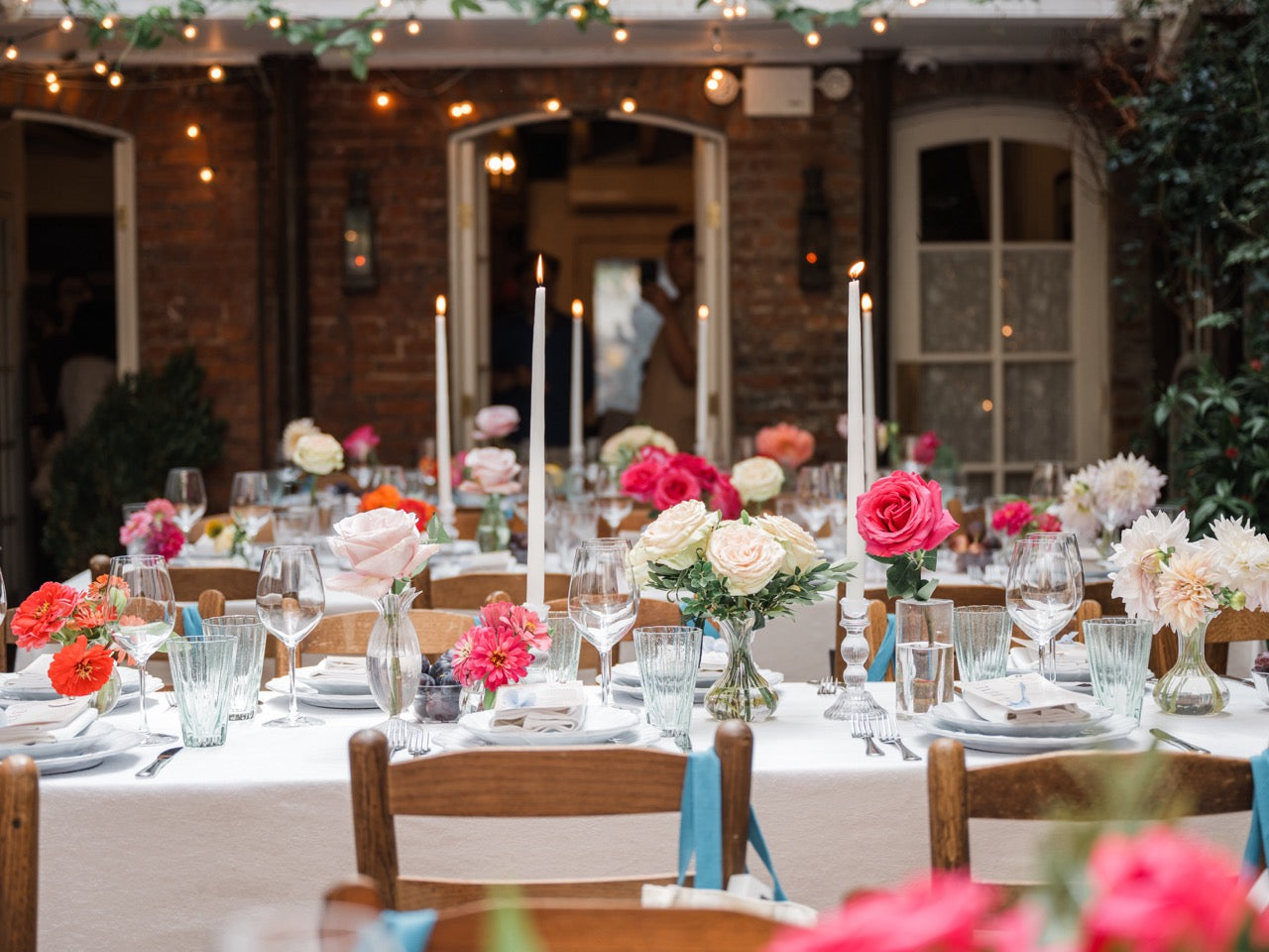 NYC Garden Wedding｜Palma｜Bright & Colorful Florals