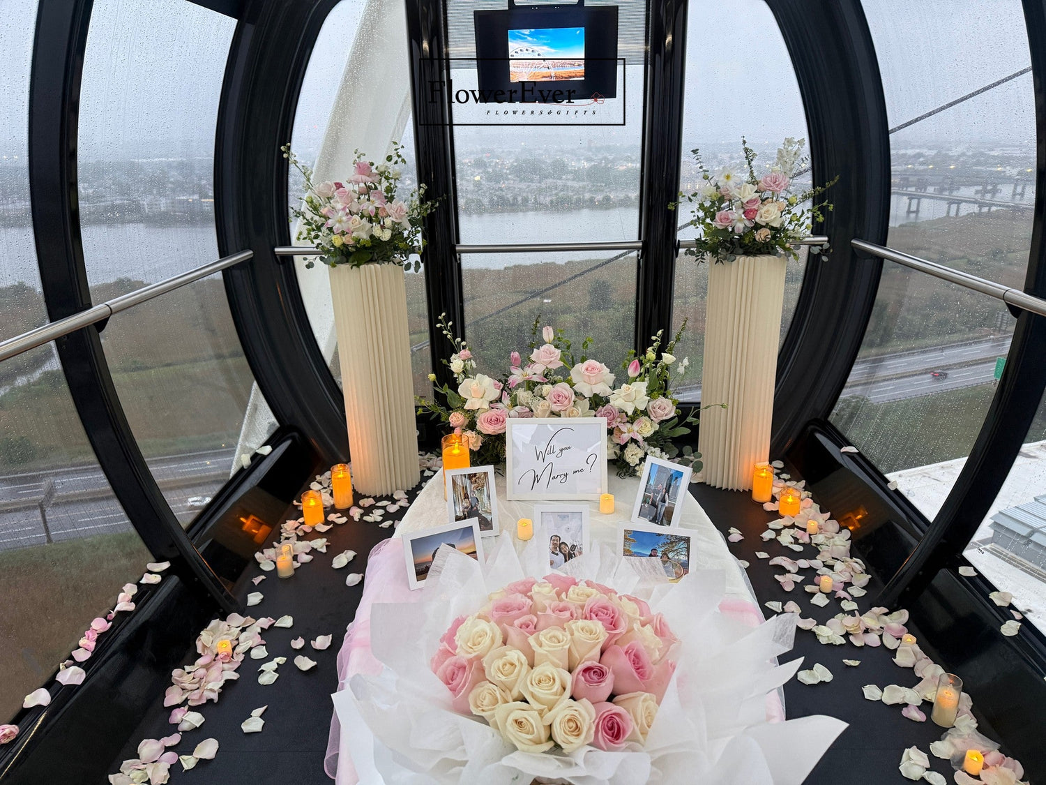 Ferris Wheel Surprise Proposal at American Dream Mall New Jersey