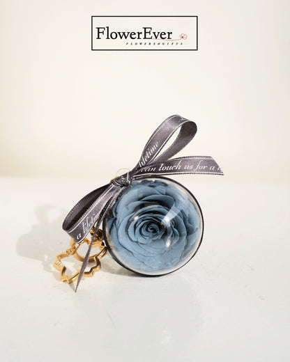 Charming blue rose accessory