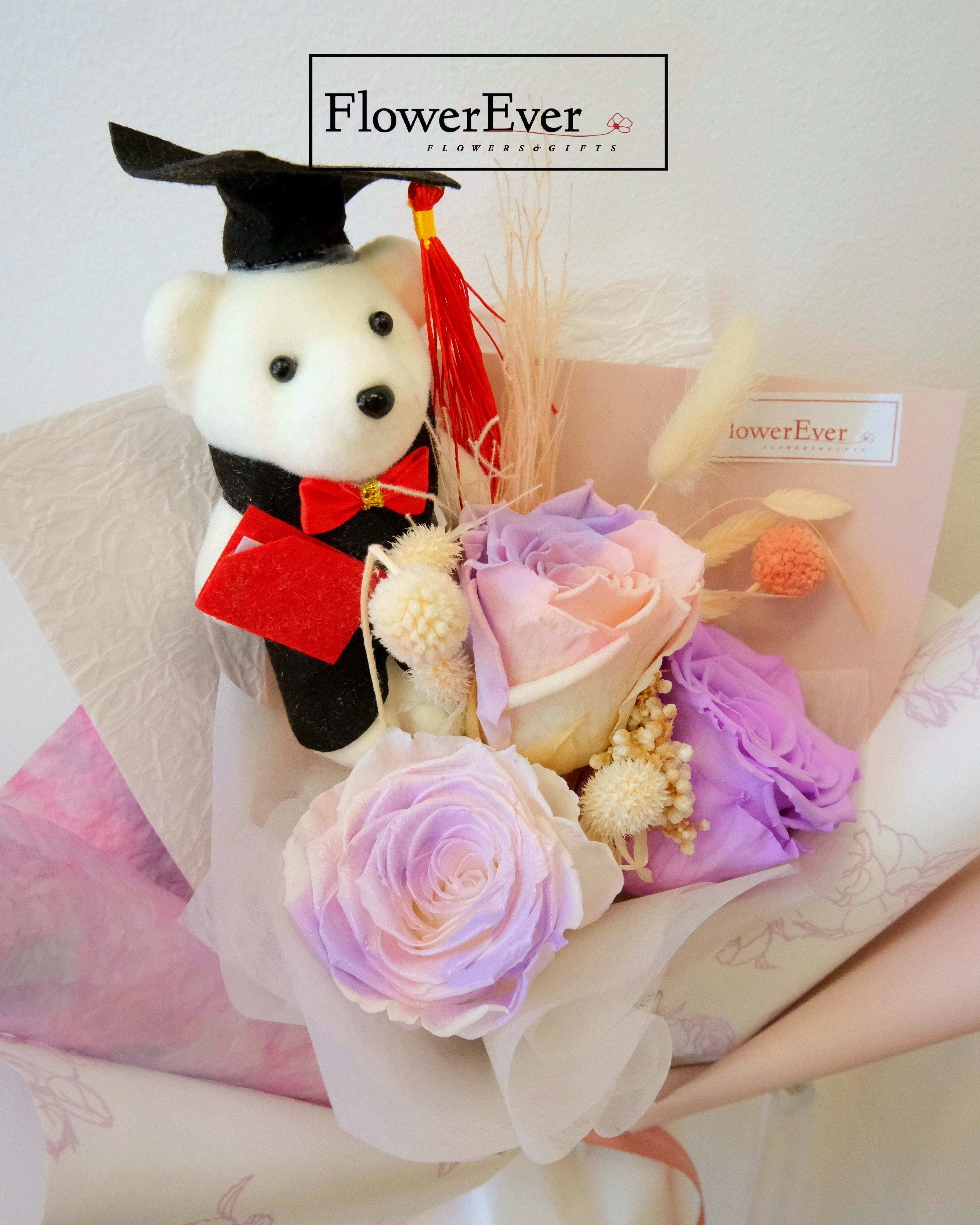 Graduation rose bear online