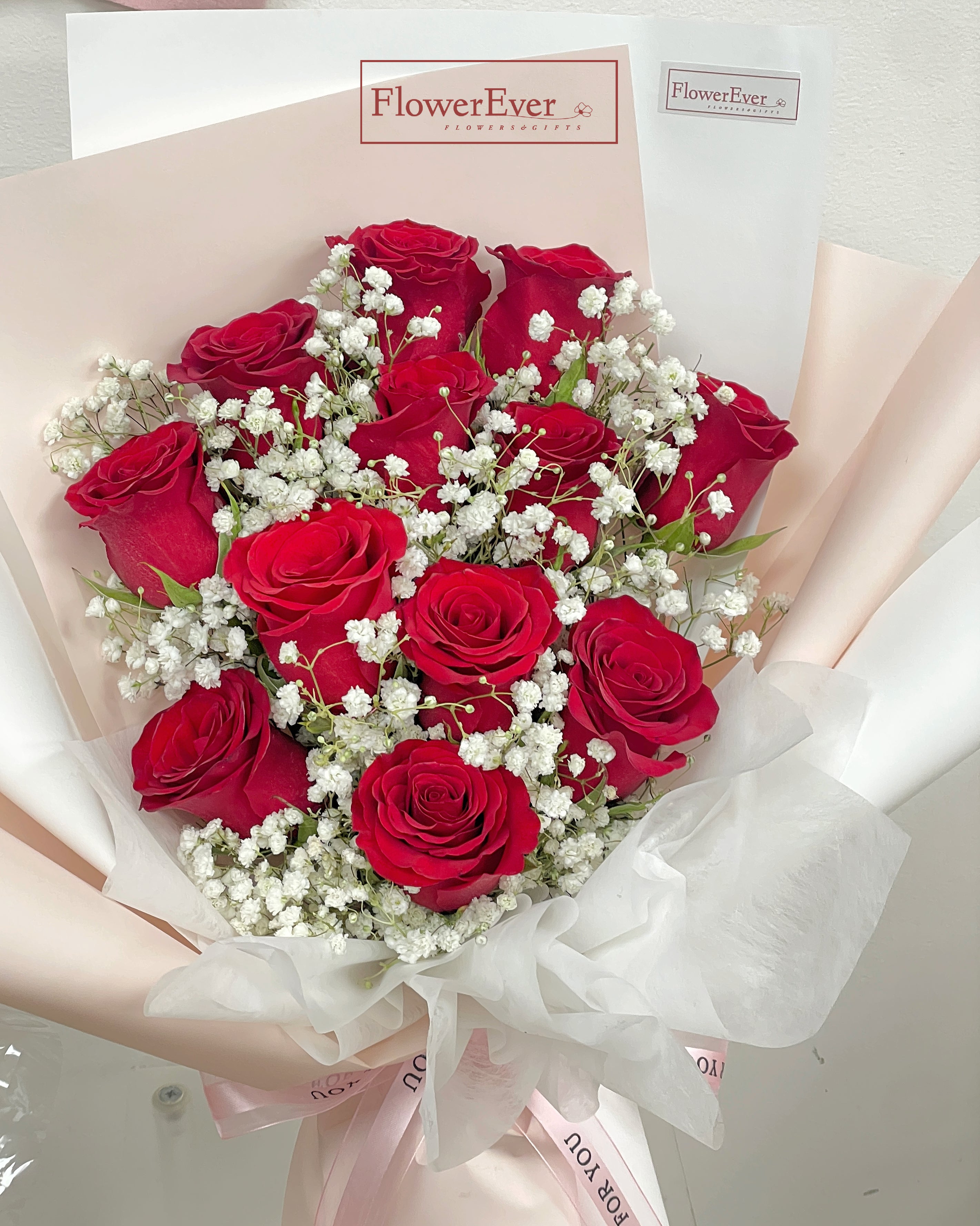 Red Rose Bouquet with Baby&