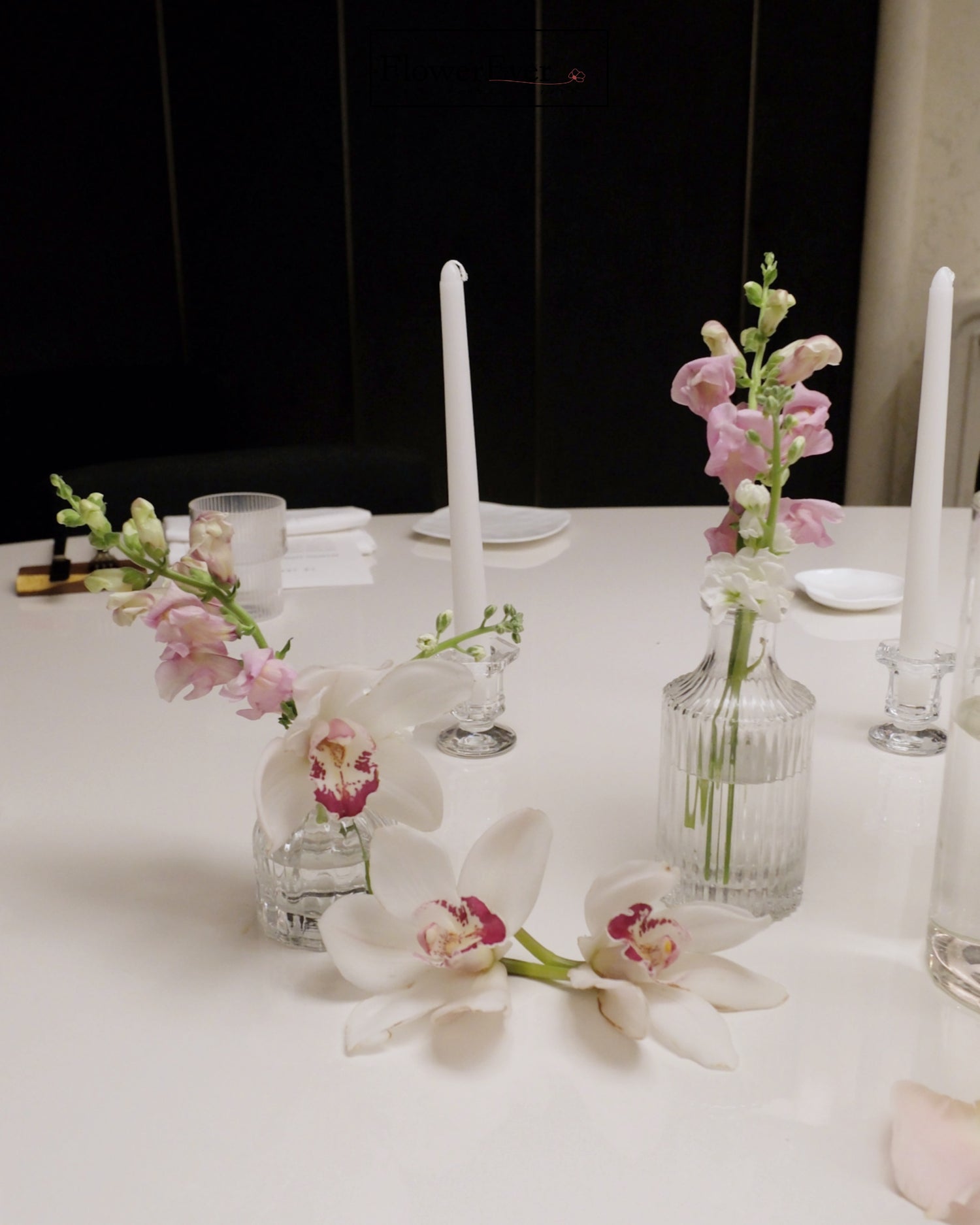 Wedding decor by FlowerEver – Floral Decor Package - Dinner Table Setting for Private Events – New York florist