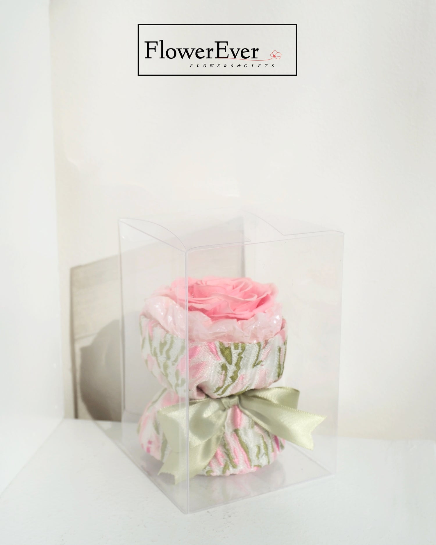 Charming Pink Mini Flower Bouquet Featuring Preserved Real Roses