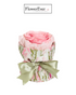 Modern Floral Gift: Pink Mini Preserved Real Rose Flower Bouquet