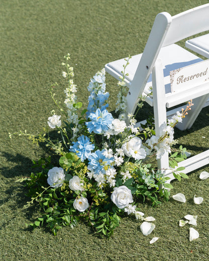 Wedding decor by FlowerEver – Ceremony Aisle Flower/ Aisle Markers – New York florist