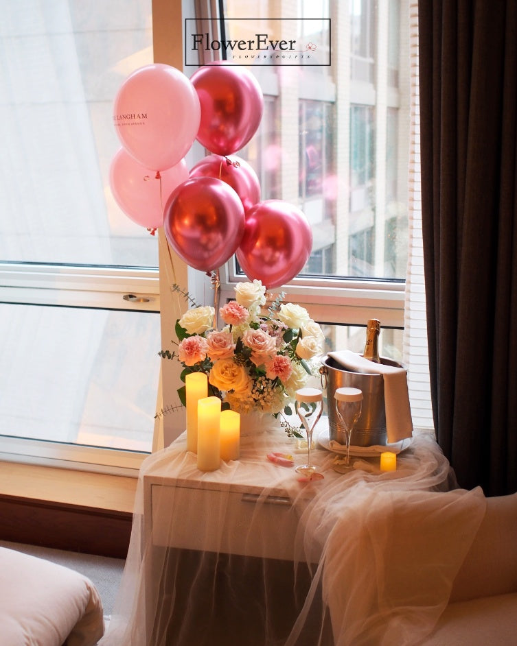 Set the Stage for Your NYC Proposal with Aisle Flowers and Balloons