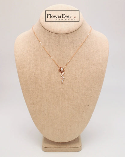 Capture Hearts with the Rose Moissanite Pendant Necklace