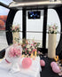 NYC Ferris Wheel Proposal Decor-Flowers, Balloon + Bouquet – New York proposal decorator FlowerEver NYC